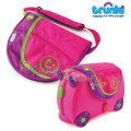 Trunki Чанта седло за куфар 2 в 1 Pink